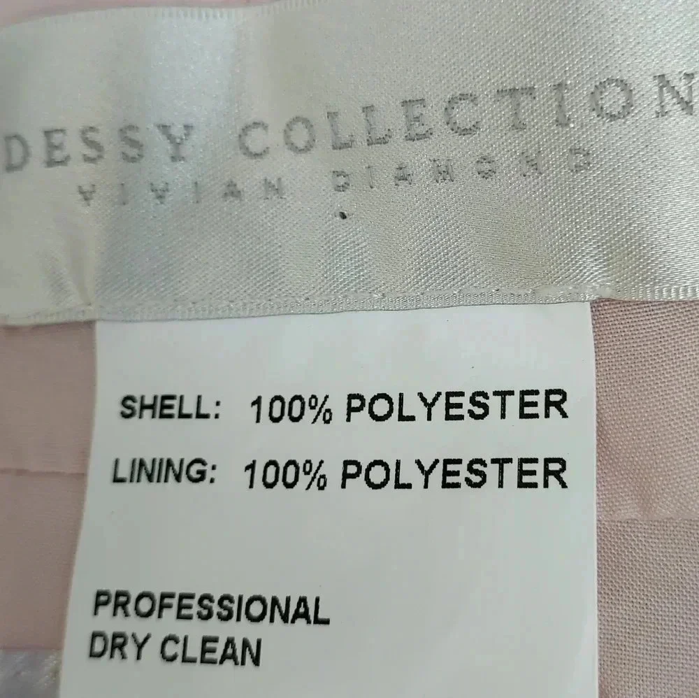 NWT Dessy Collection Style 2942 in Blush Size 10 - Picture 10 of 14